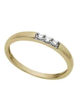 Firetti Goldring »Schmuck Geschenk Gold 333 Fingerring Memoire-Optik glitzernd«