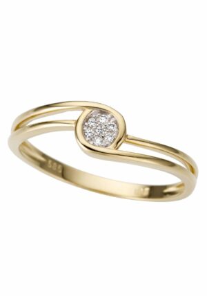 Firetti Goldring »Schmuck Geschenk Gold 333 Teilweise mehrreihig