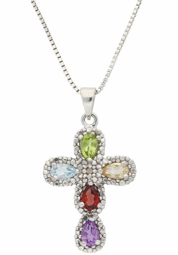 Firetti Kette mit Anhänger »Schmuck Geschenk Silber 925 Halsschmuck Halskette Venezianer Kreuz«