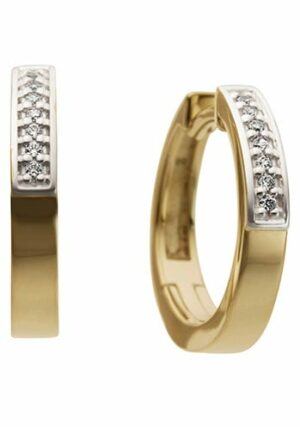 Firetti Paar Creolen »Schmuck Geschenk Gold 333 Schmuck Geschenk Gold 333«