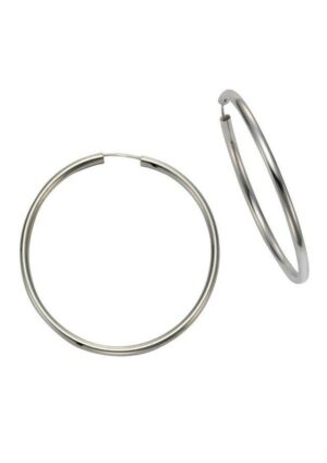 Firetti Paar Creolen »Schmuck Geschenk Silber 925 Basic 2 mm breit«