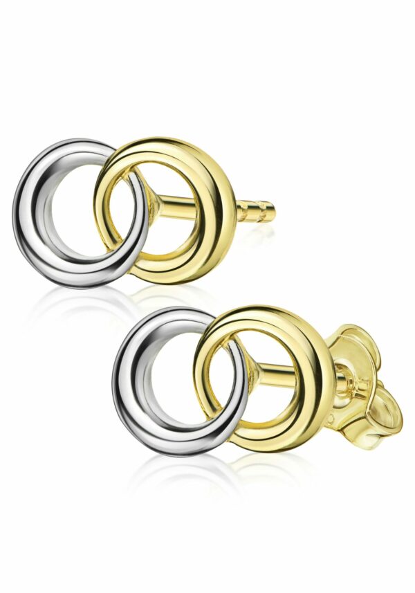 Firetti Paar Ohrstecker »Schmuck Geschenk Gold 333 Ohrschmuck Gold Ohrstecker Kreise«