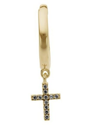 Firetti Single-Creole »Schmuck Geschenk Gold 333 Ohrschmuck einzeln Kreuz«