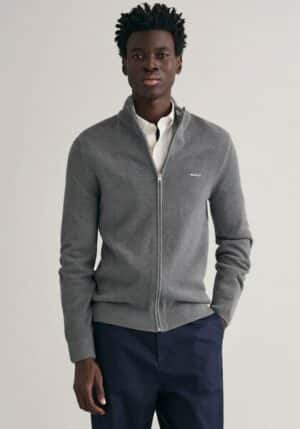 Gant Strickjacke »COTTON PIQUE ZIP CARDIGAN«