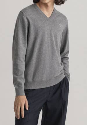 Gant V-Ausschnitt-Pullover »Classic Cotton V-Neck«