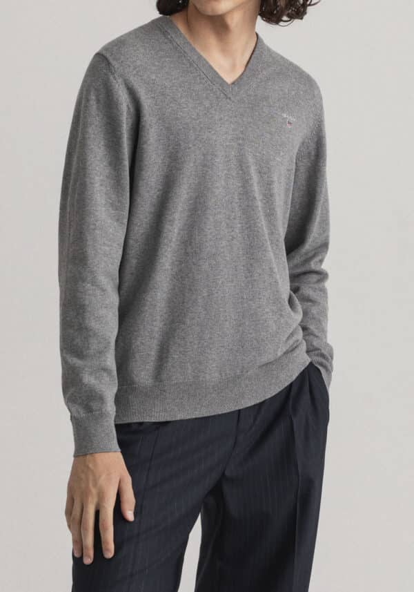 Gant V-Ausschnitt-Pullover »Classic Cotton V-Neck«