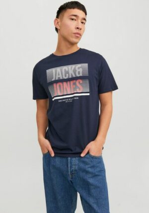 Jack & Jones Kurzarmshirt »JJBRIX TEE SS CREW NECK«