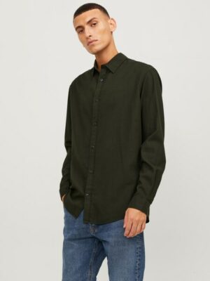 Jack & Jones Langarmhemd »JJEGINGHAM TWILL SHIRT L/S NOOS«