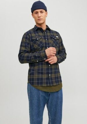 Jack & Jones Langarmhemd »JJSHERIDAN FALL CHECK SHIRT LS«