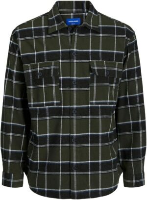 Jack & Jones Langarmhemd »JORBLAFRI CHECK OVERSHIRT LS BF«