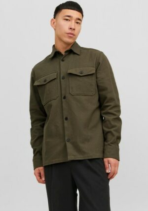 Jack & Jones Langarmhemd »JPRROY SOLID OVERSHIRT L/S SN«