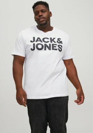 Jack & Jones PlusSize Rundhalsshirt »CORP LOGO TEE«