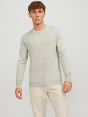 Jack & Jones Rundhalspullover »JPRBLAMARK MERINO KNIT CREW NECK LN«