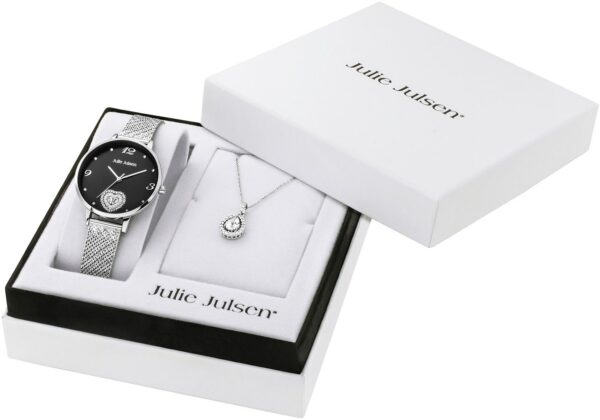 Julie Julsen Quarzuhr »Julie Julsen Heart Drop Silver Set