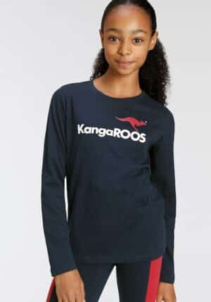 KangaROOS Langarmshirt »Basic Logo«