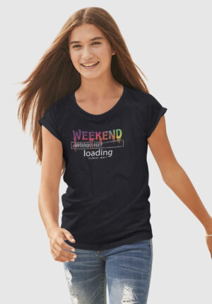 KIDSWORLD T-Shirt »WEEKEND loading...please wait«