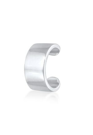 Kuzzoi Ohrklemme »Herren Single Earcuff Basic Glanz 925 Silber«