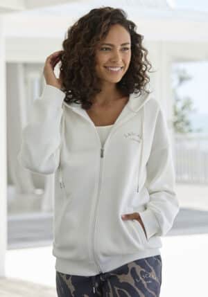 LASCANA Kapuzensweatjacke »-Sweatjacke mit Kapuze«