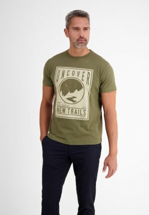 LERROS T-Shirt »LERROS Print-T-Shirt *Uncover new trails*«