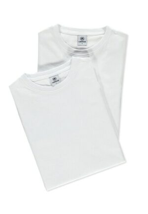 LERROS T-Shirt »LERROS Rundhals Doppelpack T-Shirt in Premium Baumwollqualität«