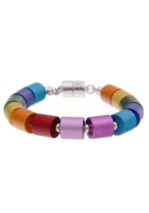 leslii Armband »Premium Quality Zylinder-Mix Bunt