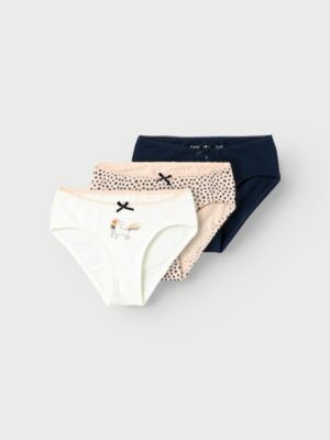 Name It Schlüpfer »NMFBRIEFS 3P EVENING SAND HEARTS NOOS«