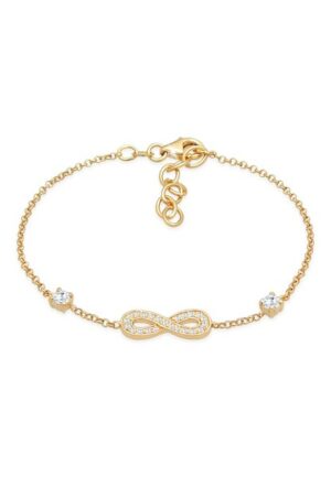 Nenalina Armband »Infinity Unendlichkeit Zirkonia 925 Silber«