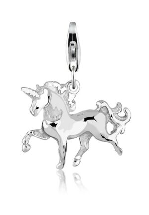 Nenalina Charm-Einhänger »Einhorn Anhänger Pferd Elfe Fabelwesen 925 Silber«