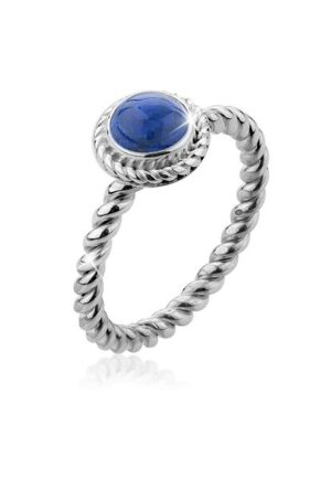 Nenalina Fingerring »Lapislazuli Geburtsstein September Edel 925 Silber«