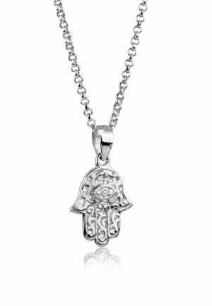 Nenalina Kette mit Anhänger »Hamsa Hand Symbol Ornament Anhänger 925 Silber«