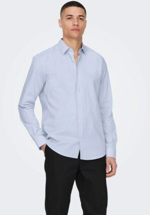 ONLY & SONS Langarmhemd »ONSANDY SLIM EASY IRON POPLIN SHIRT«