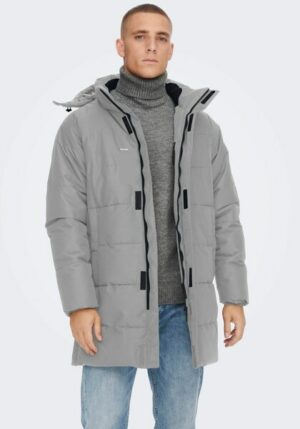 ONLY & SONS Steppjacke »ONSCARL LIFE LONG QUILTED COAT NOOS OTW«