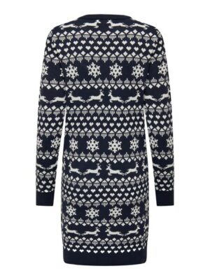 ONLY Strickkleid »ONLXMAS SNOWFLAKE LS DRESS CS KNT«