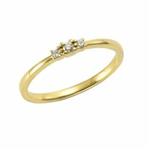 Orolino Fingerring »585 Gold 3x Brillant zus. 0