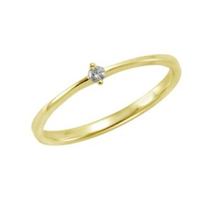 Orolino Fingerring »585 Gold Brillant 0