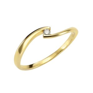 Orolino Fingerring »750/- Gelbgold Brillant«