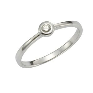 Orolino Fingerring »750/- Weißgold Brillant«