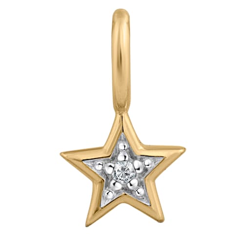 Orolino Kettenanhänger »585 Gold gelb zweifarbig Stern Brillant 0