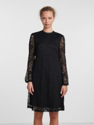 pieces Spitzenkleid »PCOLLINE LS LACE DRESS NOOS BC«