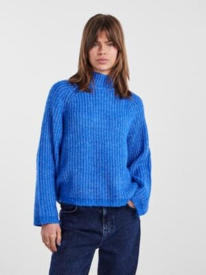 pieces Strickpullover »PCNELL LS HIGH NECK KNIT NOOS«