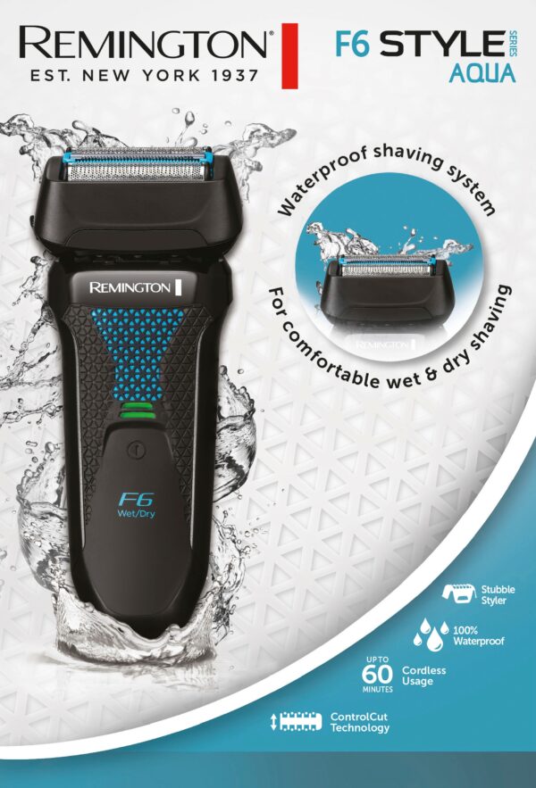 Remington Elektrorasierer »F6000 Style Wasserdichtes Rasiersystem«