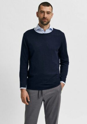 SELECTED HOMME Rundhalspullover »ROME KNIT«