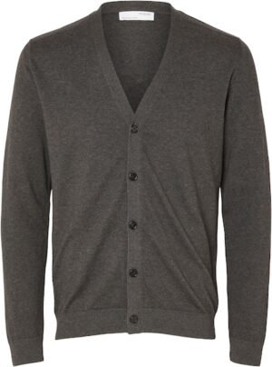 SELECTED HOMME Strickjacke »SLHBERG LS KNIT V-NECK CARDIGAN NOOS«