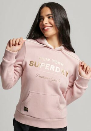 Superdry Kapuzensweatshirt »SU-LUXE METALLIC LOGO HOODIE«