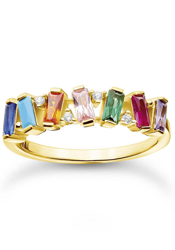 THOMAS SABO Fingerring »farbige Steine