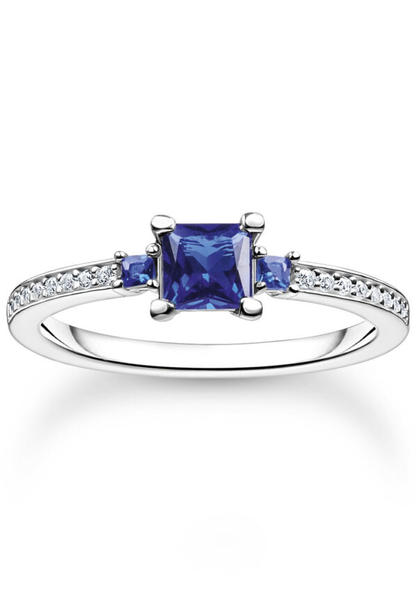 THOMAS SABO Fingerring »mit blauen Steinen