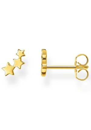 THOMAS SABO Single-Ohrstecker »Sterne gold