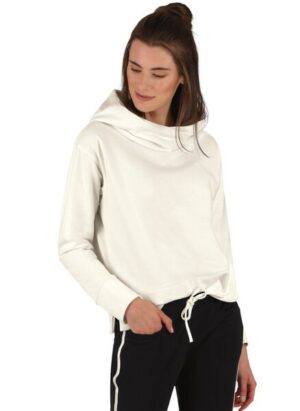 Trigema Sweatshirt »TRIGEMA Kapuzenpullover mit Schalkragen«