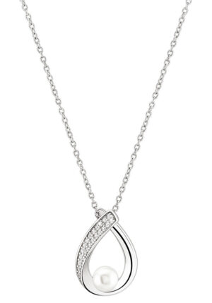 UNIKE JEWELLERY Kette mit Anhänger »CLASSY OVAL PEARL