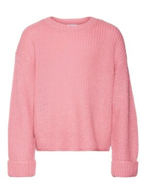 Vero Moda Girl Strickpullover »VMSAYLA FOLD LS O-NCK PULLOVER GIRL NOOS«